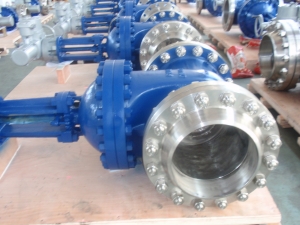 API 600 flanged gate valve, electric operated