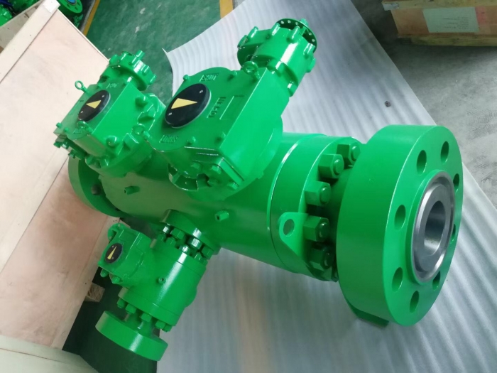 Trunnion mounted twin Ball DBB valve